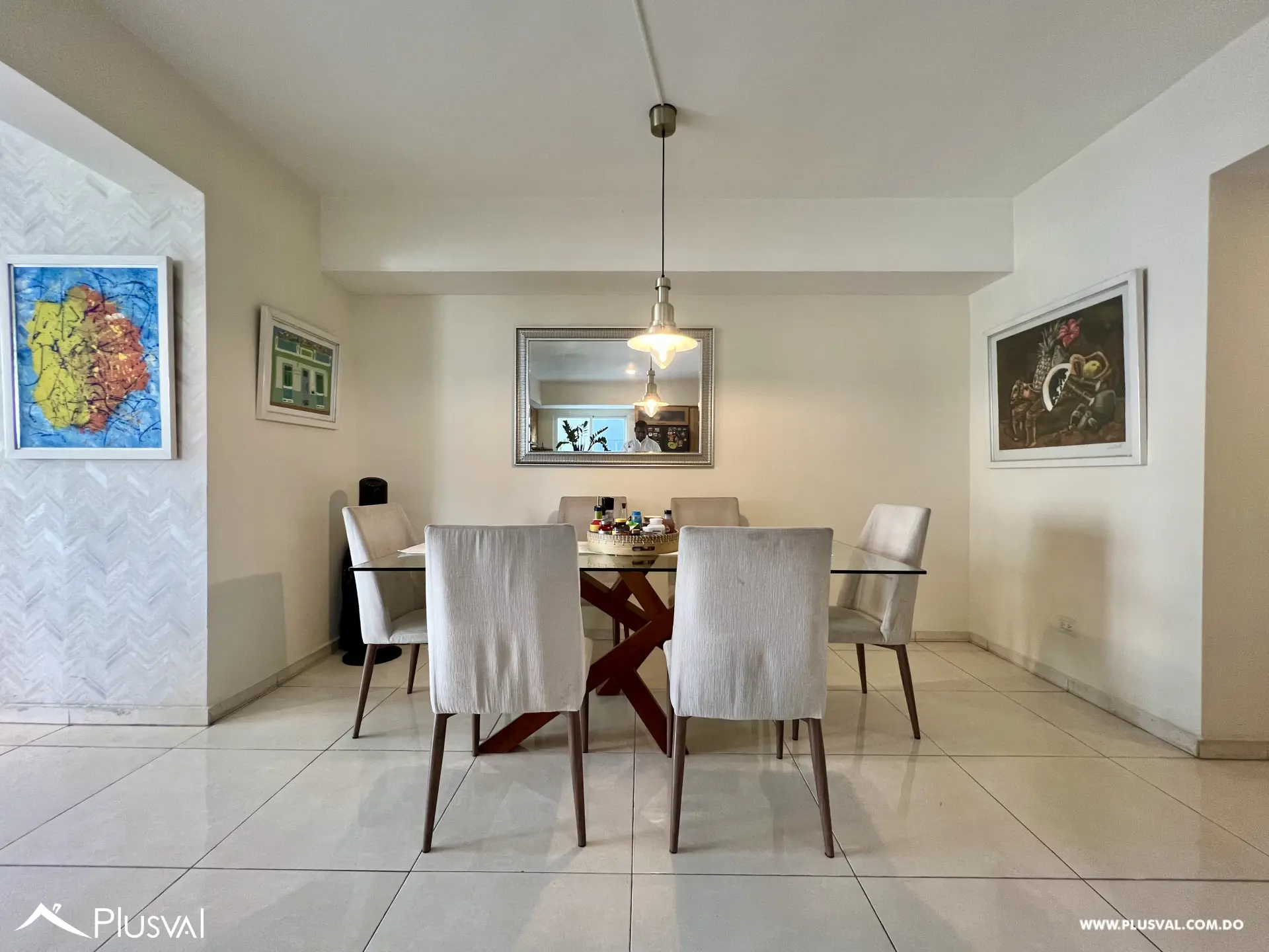 Comedor de apartamento en venta en El Vergel
