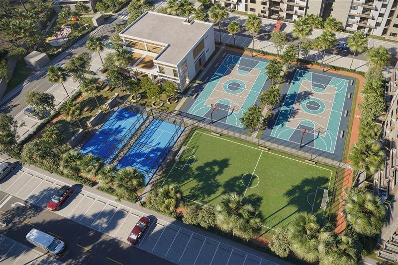 Canchas deportivas del residencial