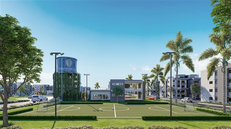 Áreas deportivas del residencial